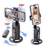 Auto Face Tracking Phone Holder, AI Face Tracking Tripod 360° Rotation with Remote,for SmartPhone Ca