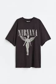 Black nirvana t shirt