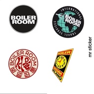 Sticker BOILER ROOM graphic logo sticker DJ EDM Rave