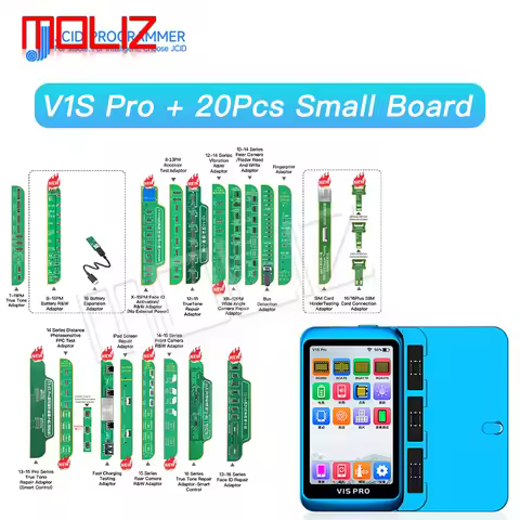 JC V1S Pro BGA315/110/70 Nand Programmer HDD SN Data Read Write Repair for IPhone 16 Series IPhone 6