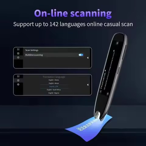 S65 Portable Real-time Language Translator Artificial Intelligence Reading Learning Smart Instant Vo