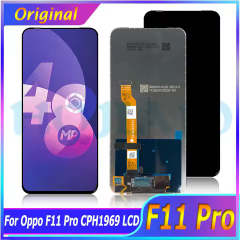 Original lcd For OPPO F11 Pro LCD CPH1969 Display With Frame Screen Touch Panel Digitizer Assembly F