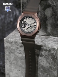 Casio | นาฬิกา Quartz Casio G-SHOCK สำหรับผู้ชาย วัสดุโลหะ ทรงแปดเหลี่ยม นาฬิกาข้อมือกันน้ำ GM/GA210