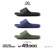 Sandal Selop Pria EVA Polos Sendal Cowok Slip On Simple