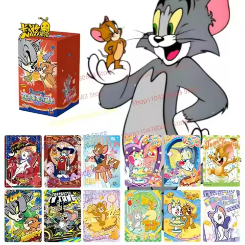 Kayou Tom and Jerry Collectible Cards, Chase Fun Pack Wave 2, Official Genuine Anime Merchandise Tra