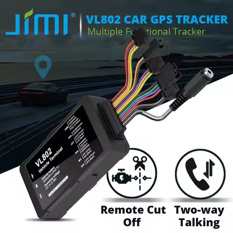 Jimi VL802 4G GPS Tracker With Real-time Tracking Remote Monitoring Via APP Web Multiple Alerts Car 
