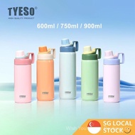TYESO Thermal Tumbler Flask Vacuum Insulated Water Bottle | 600ml / 750ml / 900ml
