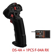 Lunmao HotRC DS-4A 2.4G 4 Channel เครื่องส่งสัญญาณวิทยุมือถือแบบเดี่ยวพร้อมตัวรับสัญญาณ4Ch รีโมทคอนโ