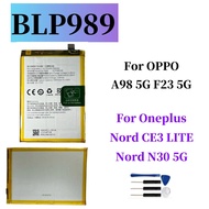 New BLP989 Replacement Battery For OPPO A98 5G F23 5G For Oneplus Nord CE3 LITE / Nord N30 5G Batter