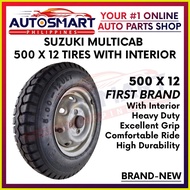 ▼ ♧ ✧ FIRST Suzuki Multicab 500X12 Tire with Interior