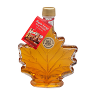 เทอคีฮิล เมเปิ้ลไซรัป ในขวดแก้ว 250มล - Maple Syrup Leaf Bottle (Amber) 250ml Turkey Hill brand