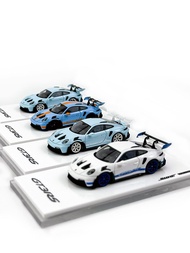 SUHE 1: 64 Porsche 911GT3RS 992 911GT2RS Resin Car Model Collection Ornaments Out of Print Model