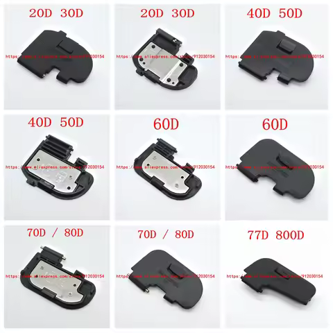 NEW Battery Cover Door For CANON EOS 20D 30D 40D 50D 60D 70D 80D 90D 77D 800D Digital Camera Repair 