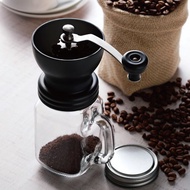 日本【SALUS 佐藤金屬】手搖磨豆隨行玻璃杯