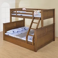 Homelike 隆納三人雙層床(附抽屜x2) 實木雙層床 上下舖 小孩床 3.5尺床 5尺床 專人配送安裝
