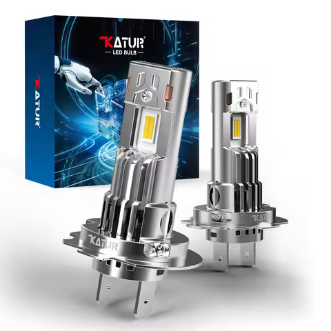 Katur 2pcs H7 Car Led Headlight with Fan Auto Car Bulb Fog Lamp For BMW F25 E83 F30 X6 E71 3 E46 E90
