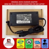 ORIGINAL NEW 180W 20V 9A 4.5X3.0MM CHARGER ADAPTER FOR MSI LAPTOP ADP-180TB H (DELTA) / A17-180P1A (