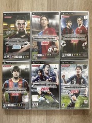 日版 PSP KONAMI WORLD SOCCER WINNING ELEVEN WE 2008 2009 2010 2011 2012 2013 PES 世界盃 實況足球勝利十一人一套 6 集 （