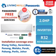 PANASONIC Air Conditioner 2.0HP X-Deluxe CS-XPU18XKH Inverter R32 Aerowings CS/CU-XPU18XKH Penyaman Udara Aircond  冷气