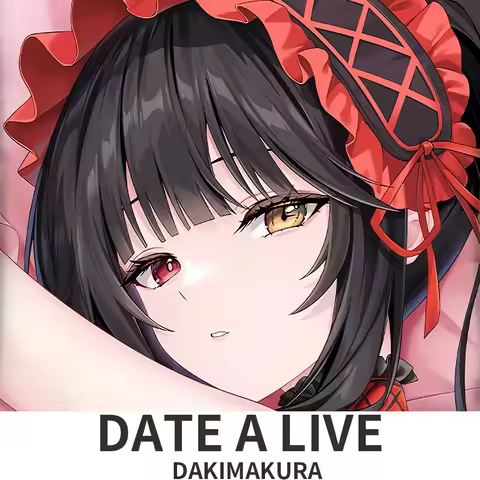 Dakimakura Date A Live Tokisaki Kurumi Hugging Body Pillow Case Anime Pillow Cushion Cover