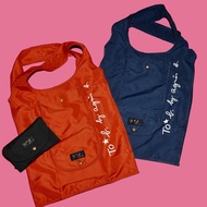 Agnes b.Classic logo Foldable Bag Urban Simple Shopping Bag Large Capacity Travel Storage Bag