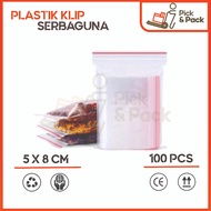 Plastic Clip Zip Lock Ziplock Clip Zipper Cetik SealCTIK 5x8 5 x 8 cm 100 pcs Plastic Clip Cetik 5x8