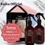 "Korea Official" hetras Multi Fragrance Life Spray 300ml 1 + 1 | Non-Aerosol Odor Freshener Room Mis