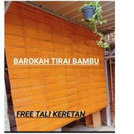 PROMO tirai bambu gulung luar rumah / others / tirai bambu outdoor indor / kere wide bambu gulung /