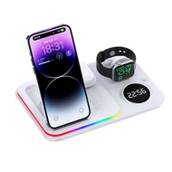Three-in-One Wireless Charger Wireless Charging Clock 30W Multifunctional 3-in-1 Wireless Charger Ma