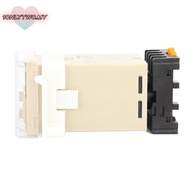 1ONLYTWO Digital Time Relay, with Socket Base 0.01S-99H99M Time Relay, Precision Timing DH48S‑2Z 220