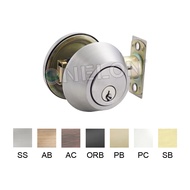 NELON Deadbolt Door Lock / Main Door Lock / Cylindrical Deadbolt D101 (Single-sided Key)