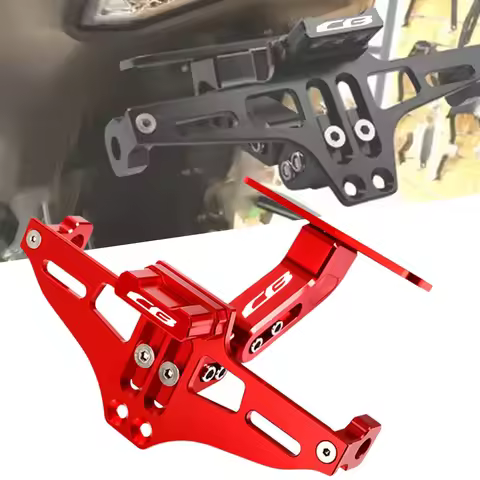 FOR Honda CB125F CB125R CB150R CB190 CB190R CB250R Motorcycle Adjustable Angle License Number Plate 