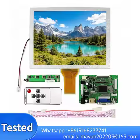 8-inch 800×600 Display Screen: EJ080NA-05A/05B, for MD080NA-05A / AT080TN52V1 Driver Board.