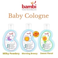 Bambi Baby Cologne for Babies and Children, Soft, Fragrant Fragrance WITH CHAMOMILE & ANTI-IRRITANT 