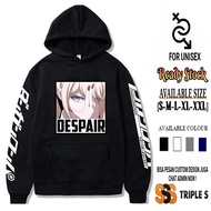 HOODIE JUMPER ANIME DANGANRONPA JUNKO ENOSHIMA DESPAIR COOL CHARACTER HOODIE