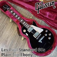 【搖滾玩家樂器】全新 2024 Gibson Les Paul Standard 60s Plain Top Ebony