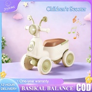 Baby Snail Scooter 4 Wheels  Light & English Music🎵 | Safe PP Material | Ride On Car Toys for Boys