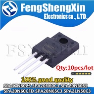 10 Pieces SPA17N80C3 SPA20N60C3 SPA20N60S5 SPA20N60CFD SPA20N65C3 SPA21N50C3 17N80C3 20N60C3 20N60S5