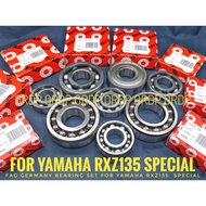 FAG xlife original Germany c3 Engine bearing set for yamaha Rxz 125z LC135 4S 5S RS150 Y16Z R15 Y15Z