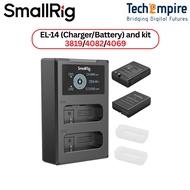 SmallRig EN-EL14 Camera Battery Charger Set for Nikon D3500 D5600 Coolpix P7800 3819 , 4082 , 4069
