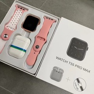 2023 T55 PRO MAX Smart Watch with TWS Earphones 2-in-1 1.71-inch Smartwatch, Competing with W26