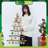 1. [Christmas 2025 gives away 4 led lights] Bach Moc Christmas wall-mounted Christmas tree decoratio