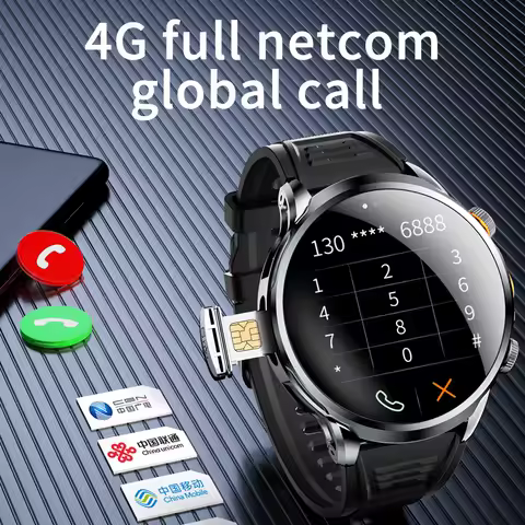 H18 Pro Smart Watch 4G/5G SIM Android 1.95 Inch Screen With 900W Rotatable Camera GPS WIFI Smartwatc