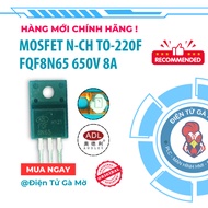 [1 CON] N-Channel Mosfet N Channel, FQF8N65 8A65 650V 8A TO-220F, Brand New Genuine ADL