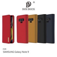 DUX DUCIS SAMSUNG Galaxy Note 9 WISH 真皮皮套 側翻皮套 側掀皮套 手機套【出清】