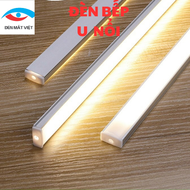 Bộ Đèn Thanh Led Tủ Bếp U60 Cm Gồm Led 18W/m 12V Dạng Thanh Nhôm U16-7mm