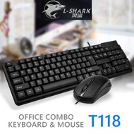 InfoTech T350 Backlit light Gaming Keyboard and Mouse Combo Usb wired pc laptop