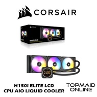 CORSAIR ICUE H150I ELITE LCD CPU ALL IN ONE LIQUID COOLER