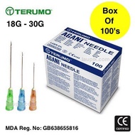 TERUMO Needle AGANI® 18G - 30G ( Box Of 100's )