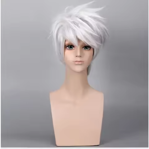 x,3;f\6;h/NewHunter x Hunter Costume Custom Made Cosplay suit Killua Zoldyck uniform Wig AQ1046;j'3\